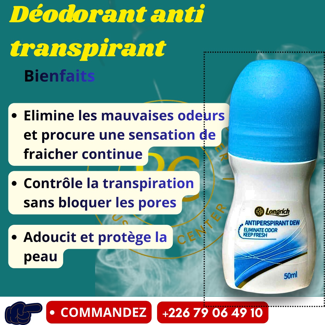 DÉODORANT ANTI-TRANSPIRANT LONGRICH
